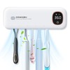 Toothbrush Sanitizer and Holder, DRMXBU Toothbrush Holders for Bathrooms with