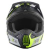 FC-Moto Flex Motocross Helmet, Black/Yellow, XL