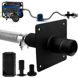 2025 Upgraded Universal Generator Exhaust Extension Silencer Kit with Muffler Box - 78% Noise Reduction, Fits Honda/Firman/etc, Super Quiet and Safe Exhaust Design for Home/Camping/RV Backup
