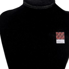 Overlook Hotel Brooch Shining Enamel Pin Horror Movie Jewelry Step Hen-K Fan Gift (Over look Hotel Brooch)