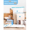 HEETA Pack of 6 Vacuum Bags for Clothes (3 Jumbo