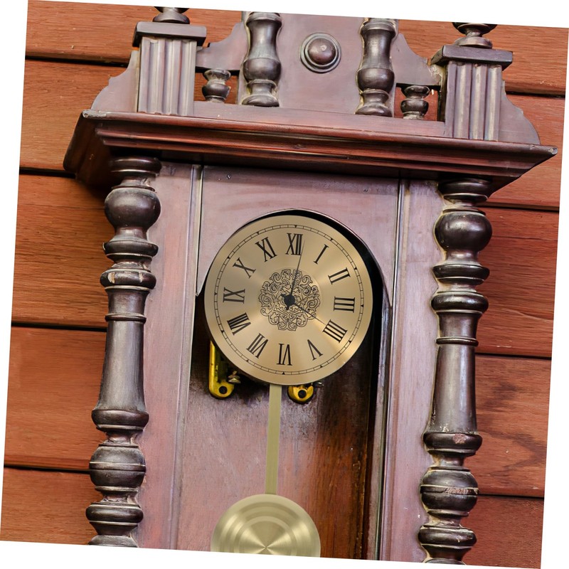 TEHAUX DIY Clock Dial Replacement Roman Numeral Aluminum Clock Panel