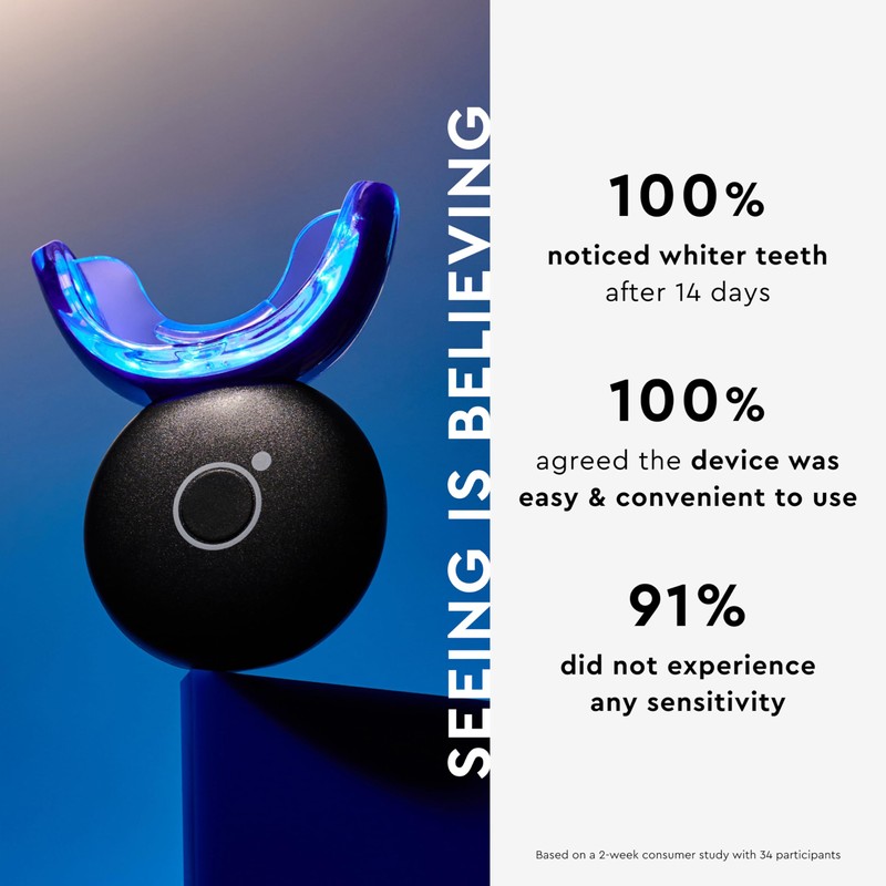 MOON LED Teeth Whitening Kit - Gentle Teeth Whitener Device,