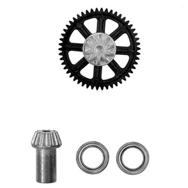 Ocnvlia Main Drive Shaft Metal with Bearing Set QZJ04 for Xinlehong Q901 Q902 Q903 9130 9136 9137 1/16 RC Car Parts