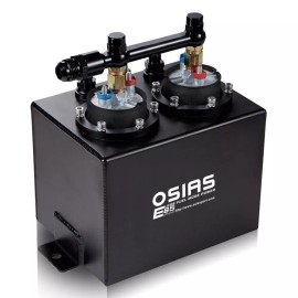 OSIAS 3L Dual Fuel Surge Tank Kit with AN10 Fuel Rail & 2x 044 Fuel Pump US