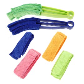 Operitacx 1Satz Reinigungstuch Teilig Jalousien Staubwedel Abnehmbarer Reinigungsbürsten für Fensterjalousien und Klimaanlagen Leicht und Langlebig Vielseitig Einsetzbar