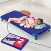 2 Pcs Daycare Cot Sheets, 23" X 51", Blue Toddler