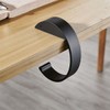 ZAAWUUT Metal Table Hooks, Desk Edge Hanging Hooks, C Shaped