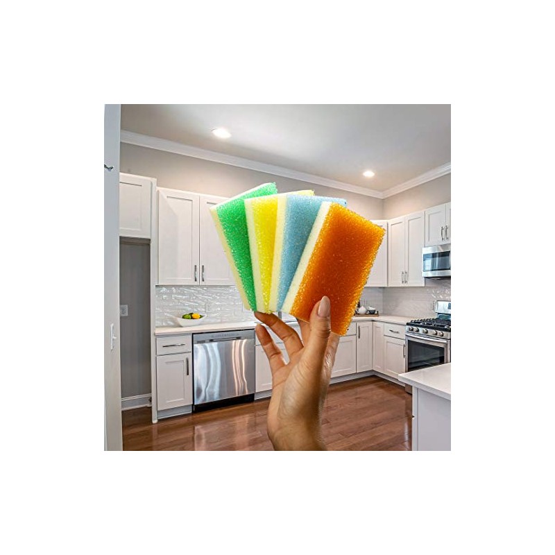 Scrub Daddy Modelo Sponge Daddy Fibra+Esponja 3 Paquetes de 4