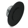 SYSTERM Ventilation Ventilation Plate Valve Black Round Disc Valve Exhaust