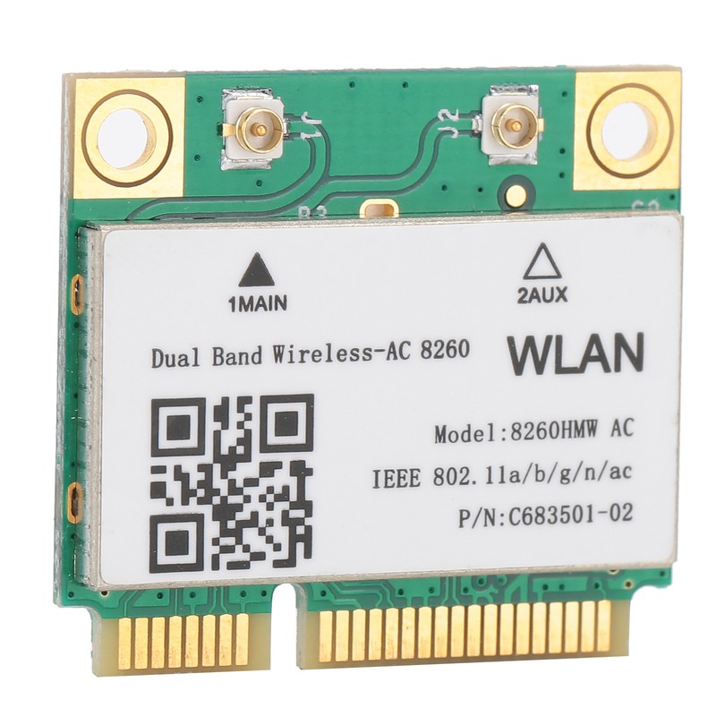 Wireless Network Card Gigabit DualBand 2.4G/5G Bluetooth4.1 Mini PCIE 802.11ac