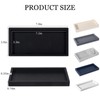 Small Silicone Bathroom Vanity Tray Rectangle Soap and Sponge Holder