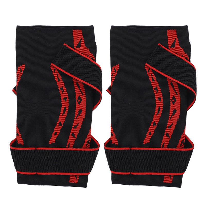 2Pcs Elastic Knee Compression Sleeve Breathable Sports Knee Brace for