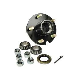 TRP Hub Assembly for 2,200 Lb Axle with 1-1/16" Straight Spindles - 5-Bolt On 4-1/2" Bolt Circle - with EZ Lube Dust Cap (BT-150-22-EZ)