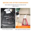 povtii 4PCS Car Seat Headrest Hook, Auto Back Seat Hanging