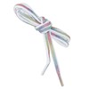 Elerevyo Shoelaces, Round Shoelaces, Fashionable, Reflective Stripes, Unisex, 2 Pairs,
