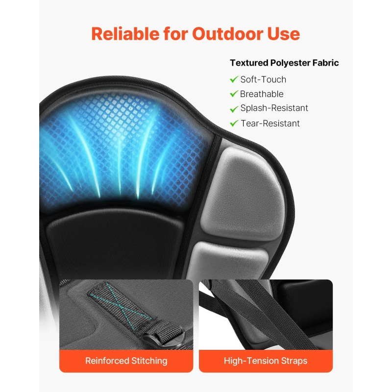 1 Pack 1" Thick Universal Kayak/Paddle Board Seat Back Support