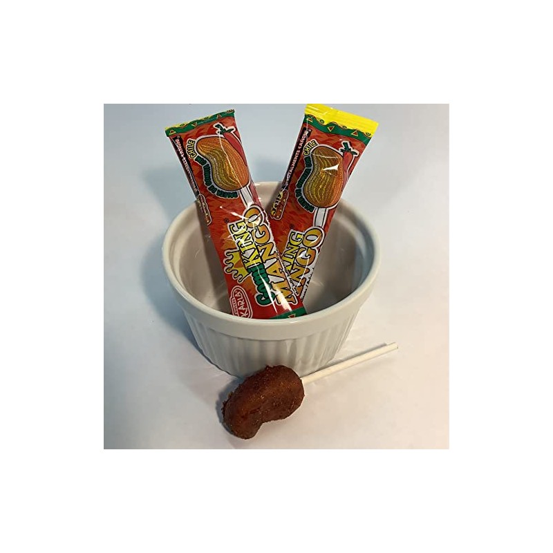 Paletas de gomita enchilada sabor mango (GomiKing Mango 47 Pz)
