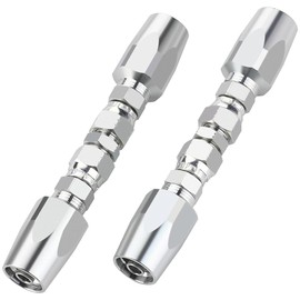 IsMwav 2PCS Reusable Hydraulic Fittings 3/8Inch ID Hydraulic Hose Field Repair Kit