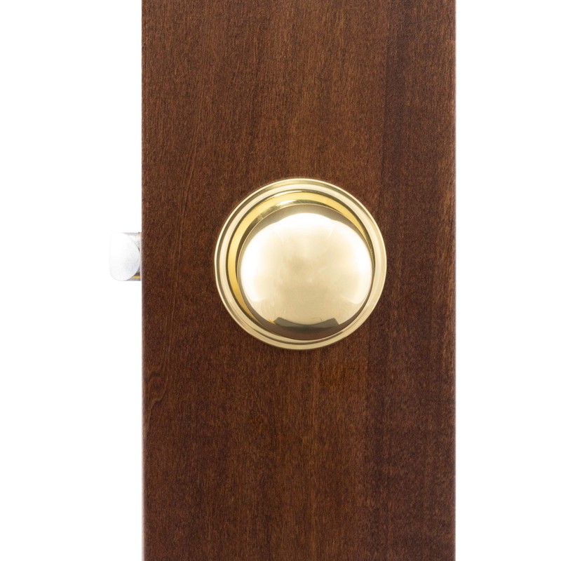 Copper Creek BK2020PB Ball Passage Door Knob, Polished Brass by