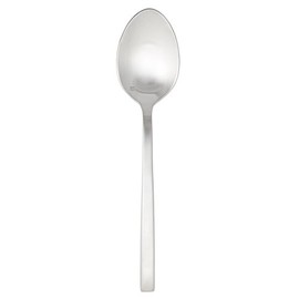 Fortessa Arezzo 18/10 Stainless Steel Flatware, Serving Spoon, 9.3", Brushed Stainless Steel