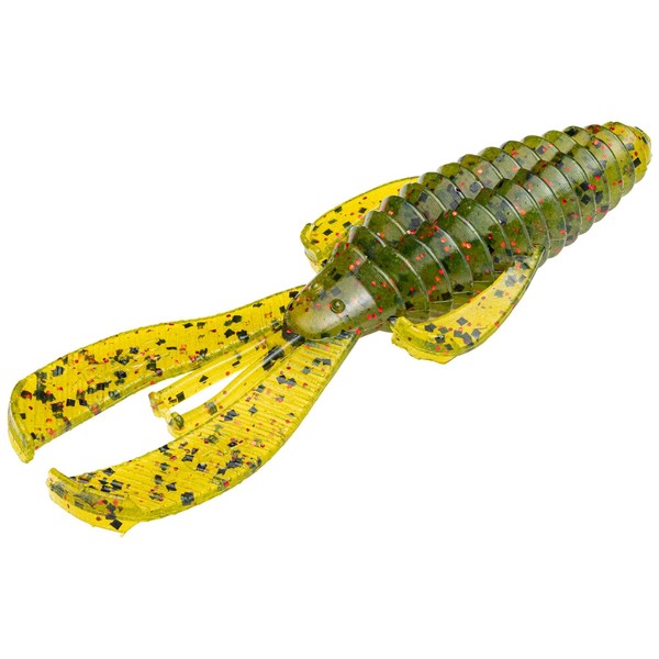 Strike King (RGBBUG-18) Rage Baby Bug 3 Fishing Lure, 18 - Watermelon Seed with Red Flake, 3", Exclusive Tail Design