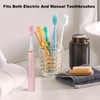 Serqd 20pack Travel Toothbrush Head Covers，Portable ToothbrushProtector Cap Brush Pod