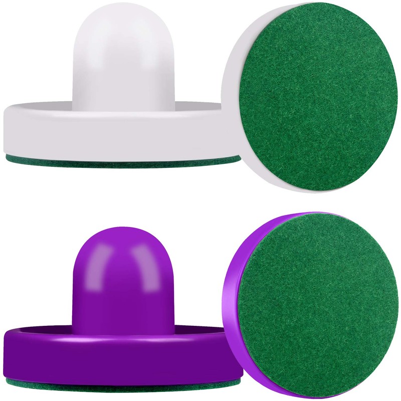 ONE250 Air Hockey Pushers and Purple Air Hockey Pucks, Goal