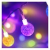 Coloured Globe String Lights Battery Operated，2 Pack 26.2FT 60 LED 16 Colour
