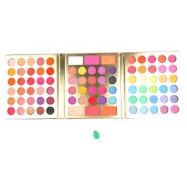 Paleta de sombras de ojos de 86 colores altamente pigmentados paleta de sombras de ojos mate y brillantes, de larga duración y altamente pigmentadas, 