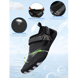 Zapatos de Agua para Hombres y Mujer, Deportivos Acuáticos de Secado Rápido para Playa, Alberca, Surf, Yoga, Swim y Water Sport