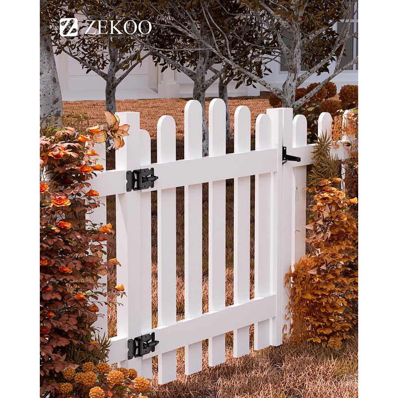 ZEKOO Self Closing Gate Hinges, Make for Stainless Steel 304,