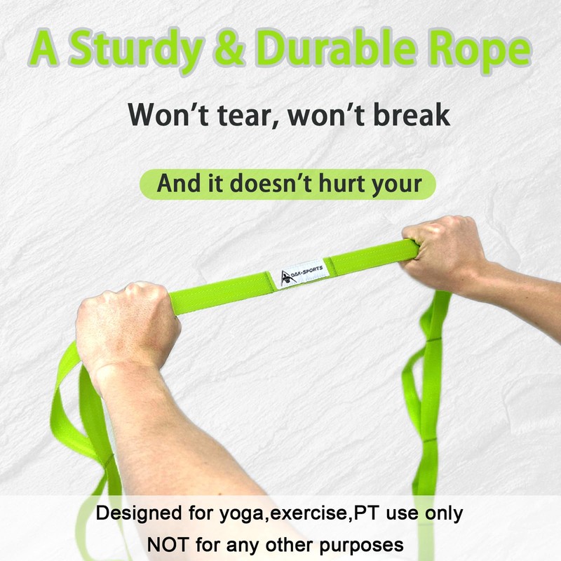 Stretching Strap Yoga Strap with Loops, Stretch Straps for Physical
