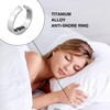 Landrain Snoring Ring for Finger Men Women Adjustable Anti Snoring