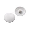 Merriway BH04915 (50 Pcs) White Clip-On Screw Covers for Pozi