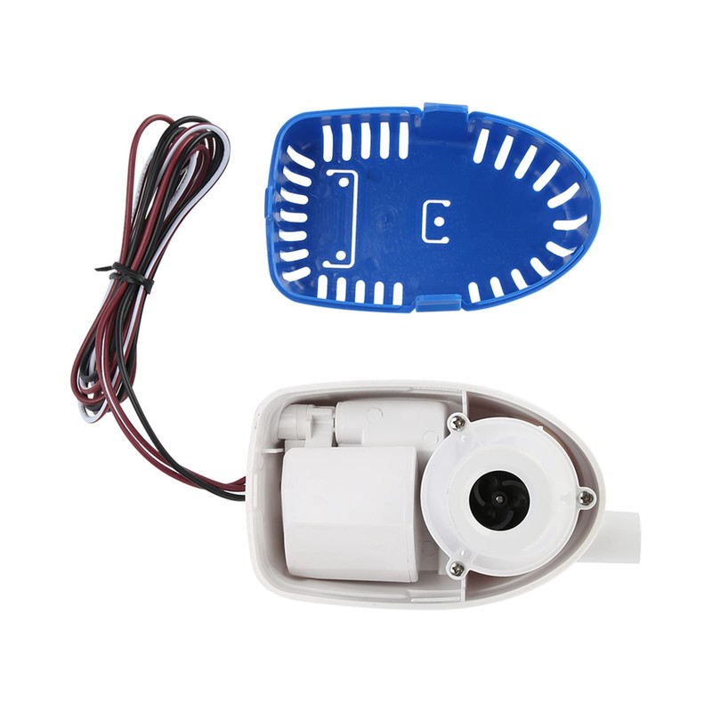 Bilge Pump 12V Automatic Boat Bilge Built-in Float Switch, Submersible