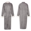 Alexander Del Rossa Long Zip Up Robes for Women, Plush