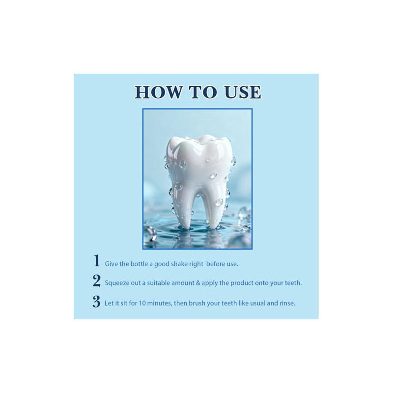 Cavity Repair Tooth Armor Transparent Enamel Strengthening Formula Drops with
