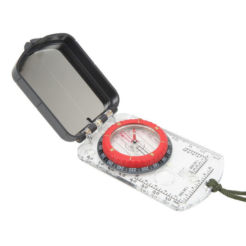 Multifunctional Card Compass Portable Map Directional Compass Outdoor Adventure Equipment