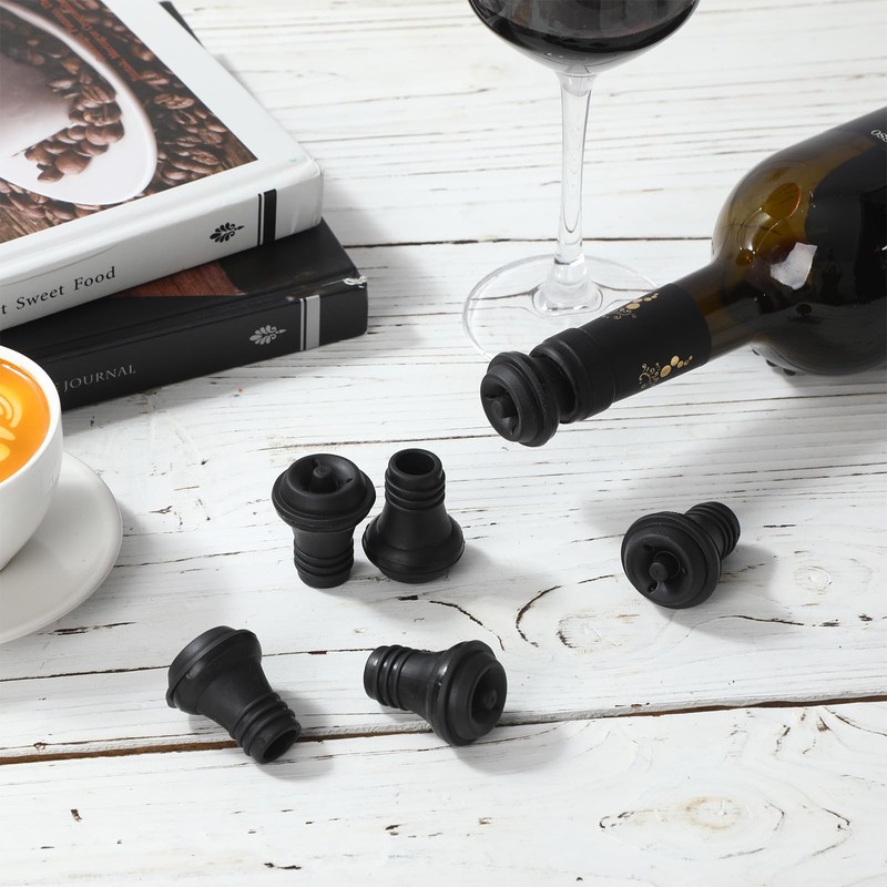 Honoson Wine Stopper Resealable Wine Pump Vacuum Stoppers Vacuum Wine
