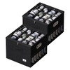 2 Pack Shoe Organizer for Closet Large Shoe Box Storage