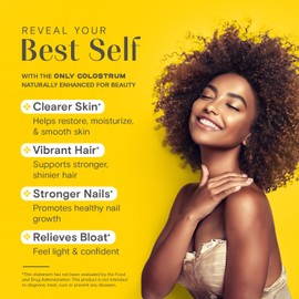 Prelude Bovine Colostrum Chews for Gut Health, Bloating & Beauty for Women & Men - Grassfed Colostrum Gummies for Digestive Health Immunity & Overall Wellness - Colostrum Supplement Made in USA