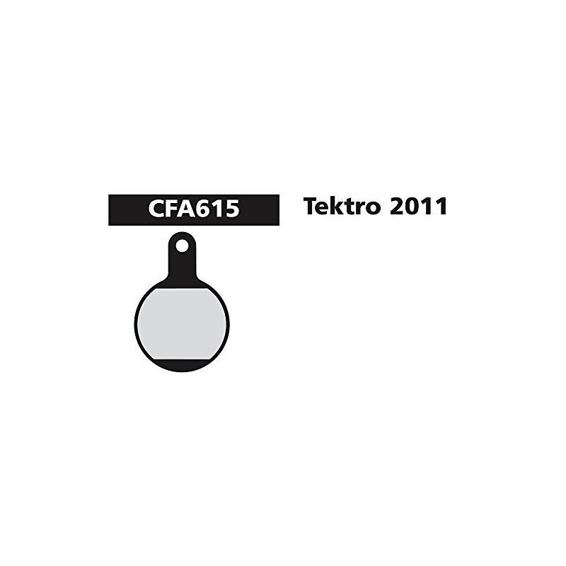 EBC Tektro Lyra/IOX.11 Disc Brake Pads, Green – Organic (Standard),