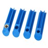 4PCS Fuel Injector Nozzle Flush Cleaner Adapter Universal Cleaning Tool