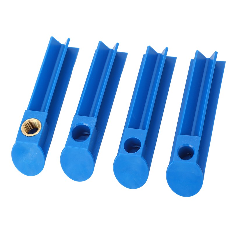 4PCS Fuel Injector Nozzle Flush Cleaner Adapter Universal Cleaning Tool