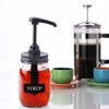 Mason Jar Syrup & Sauce Dispenser Pump Lids for Regular
