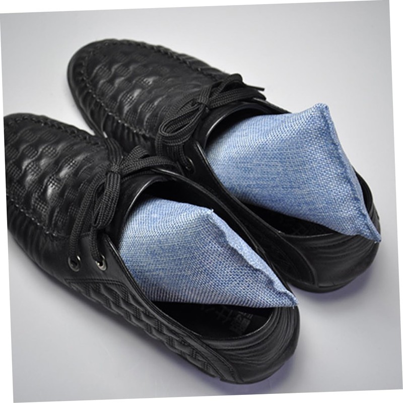 Mobestech 8pcs Bamboo Charcoal Shoe Deodorizer Odor Absorbing Bags for