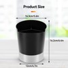 Straw Holder for Countertop, Stainless Steel Drinking Straw Dispenser Forks
