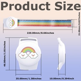 Dingfeiyu AirTag Bracelet Children's Waterproof, Anti-Lost & Anti-Scratch Protection Airtag Bracelet for Kids, Nylon AirTags Case Holder Case Toddler