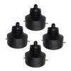 Mikinona 4PCS Car Tweeter Horns Durable Piezoelectric Tweeter for Car